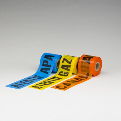 Underground warning tape H. 100 – 150 mm. X 200 Mt.