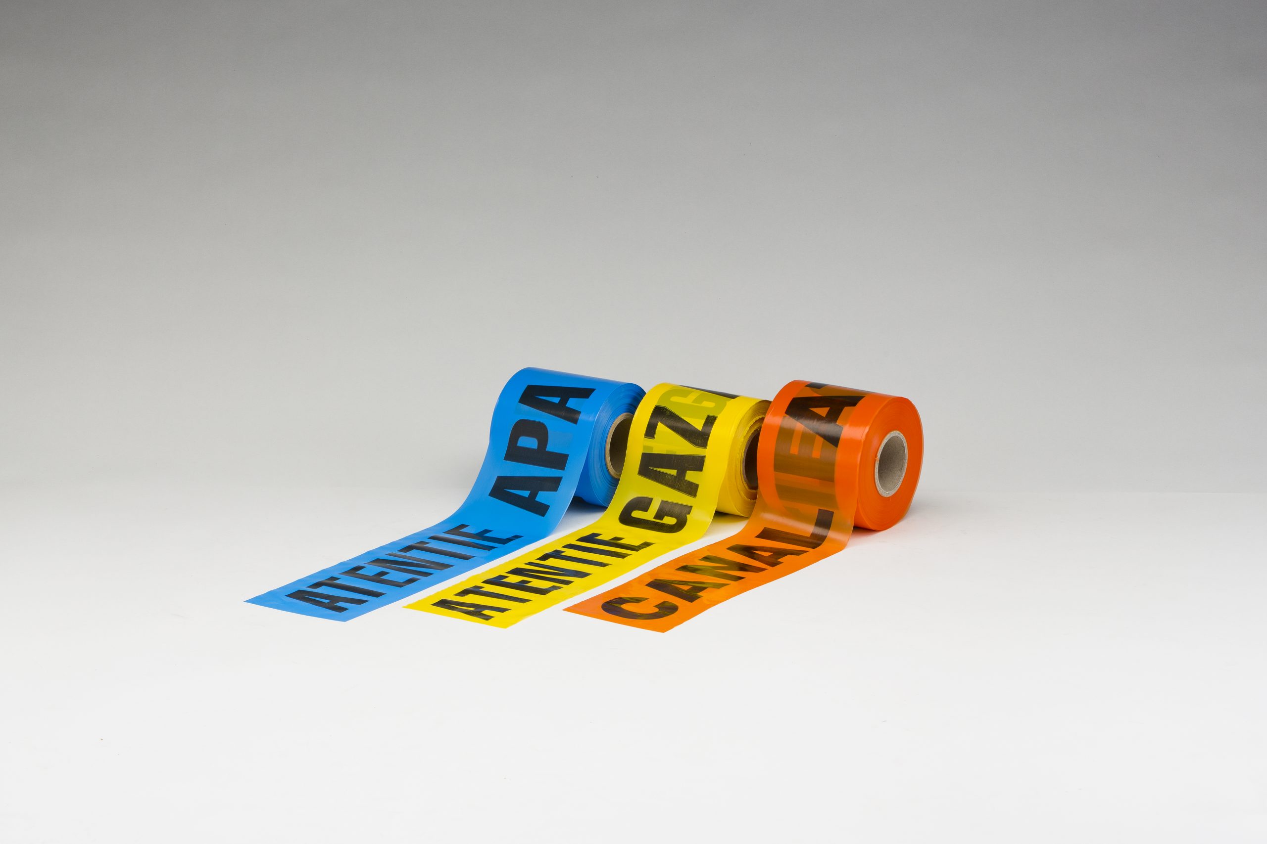 Underground warning tape H. 100 – 150 mm. X 200 Mt.