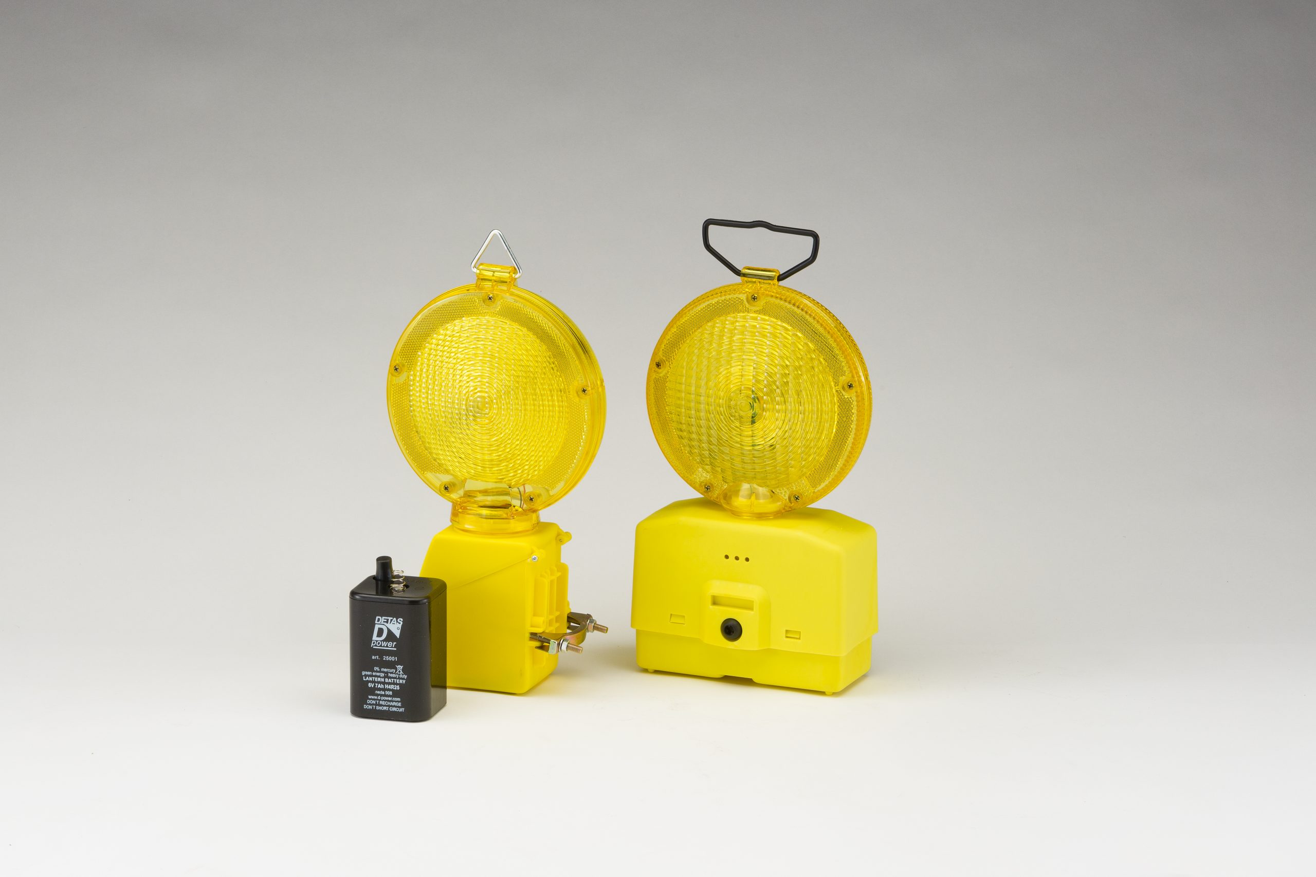 Baterias para lâmpadas de canteiros de obras