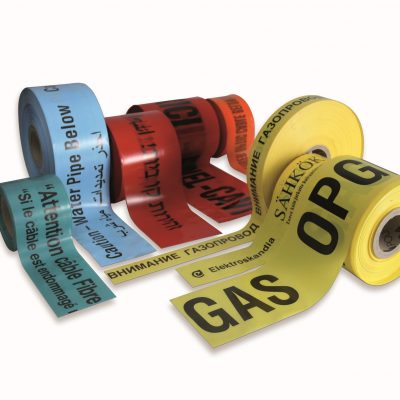 Underground warning tape H. 50 – 70 – 80 – 100 mm. X 250 Mt.